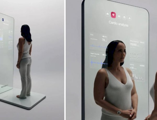 Компания Withings представила на CES 2025 умное зеркало Omnia